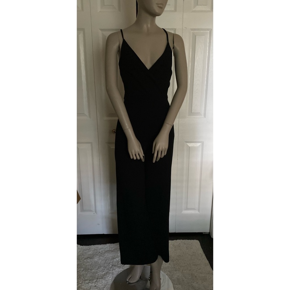 JOE & ELLE women’s black spaghetti strap jumpsuit M - Picture 8 of 15